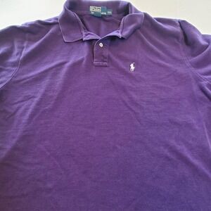Polo Ralph Lauren Purple Polo Shirt Men's XXL Classic Fit Short Sleeve